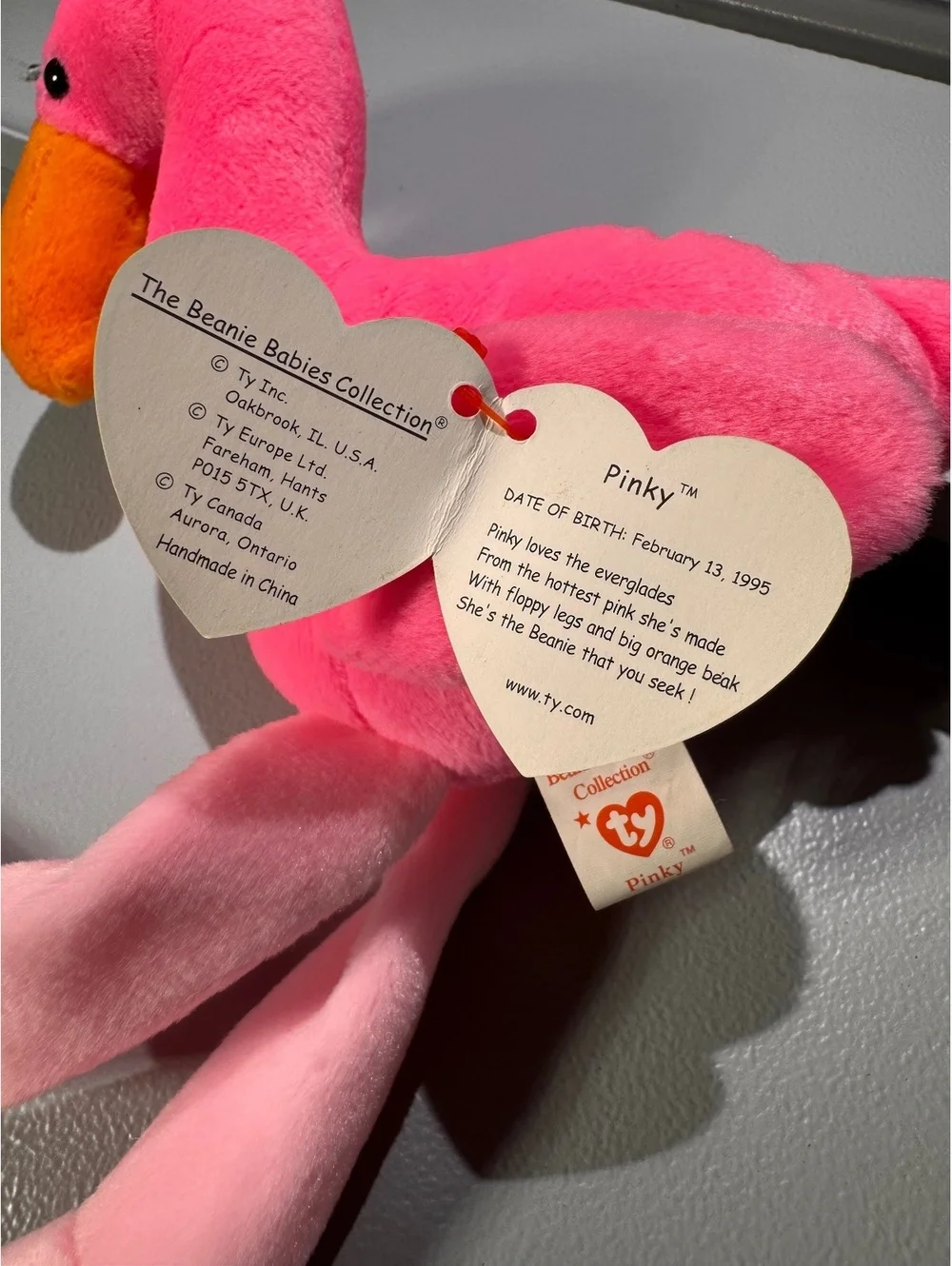 TY Beanie Baby Pinky